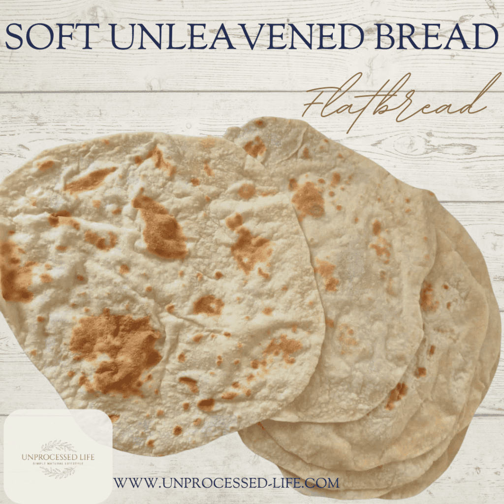 Soft unleavened bread, matzo bread, tortilla bread, flatbread