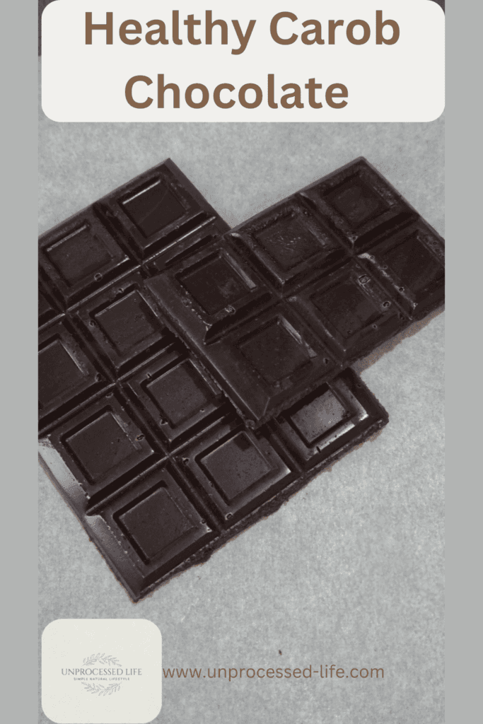 Healthy Carob chocolate recipe